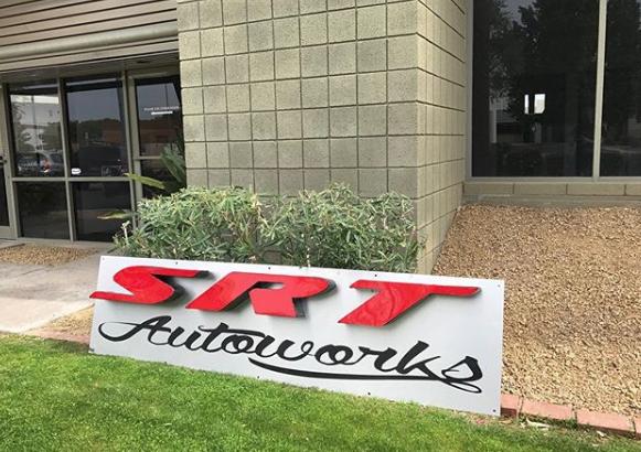 Channel letters on aluminum